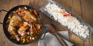 Rezept für Jamaika Jerk Chicken mit SHAHAN Basmati Reis